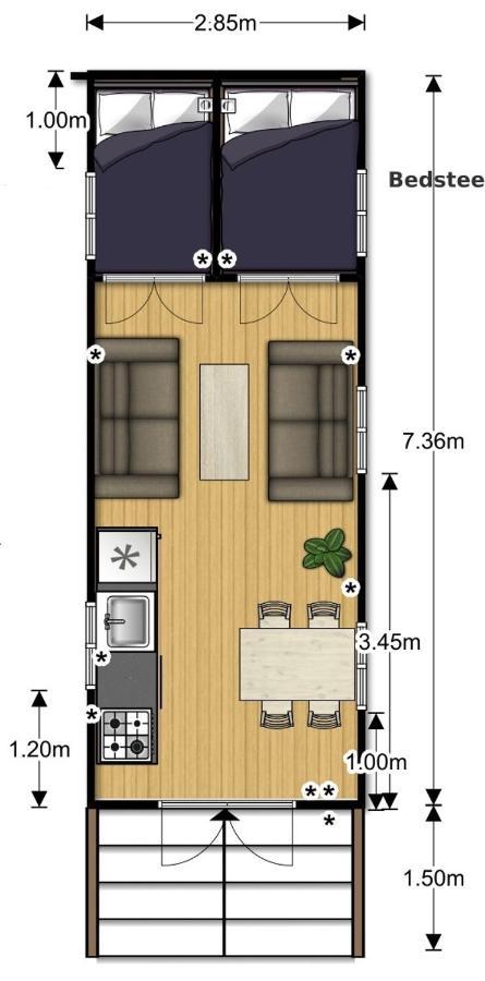 Minicamping De Boshoek Serooskerke  Luaran gambar