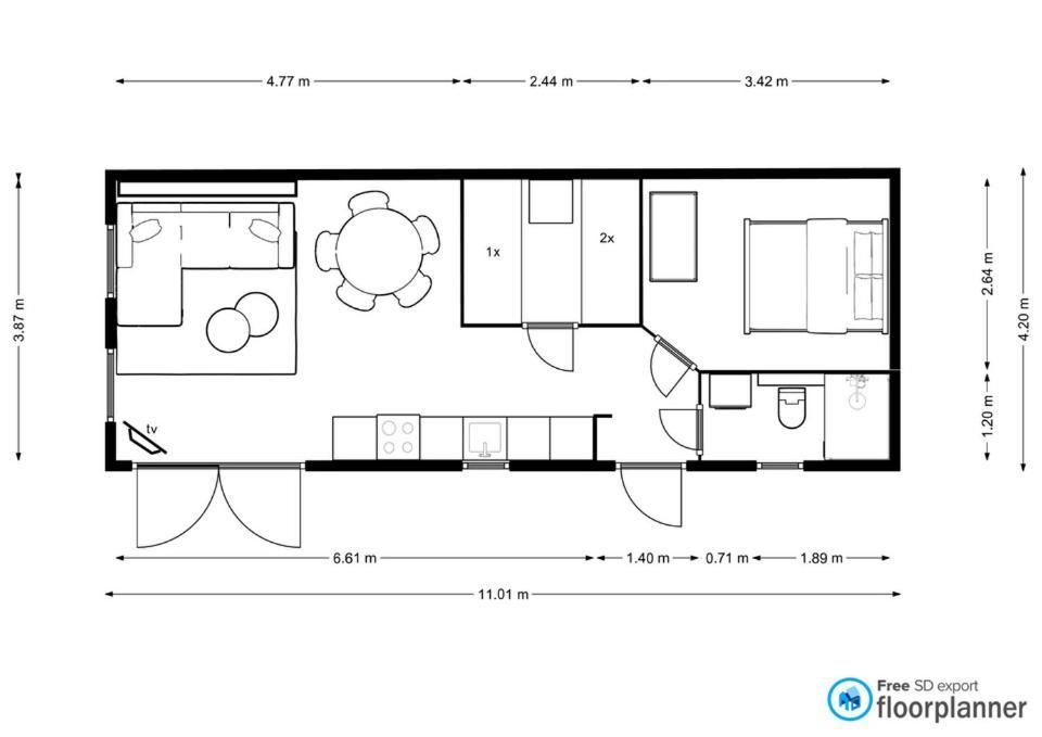 Minicamping De Boshoek Serooskerke  Luaran gambar